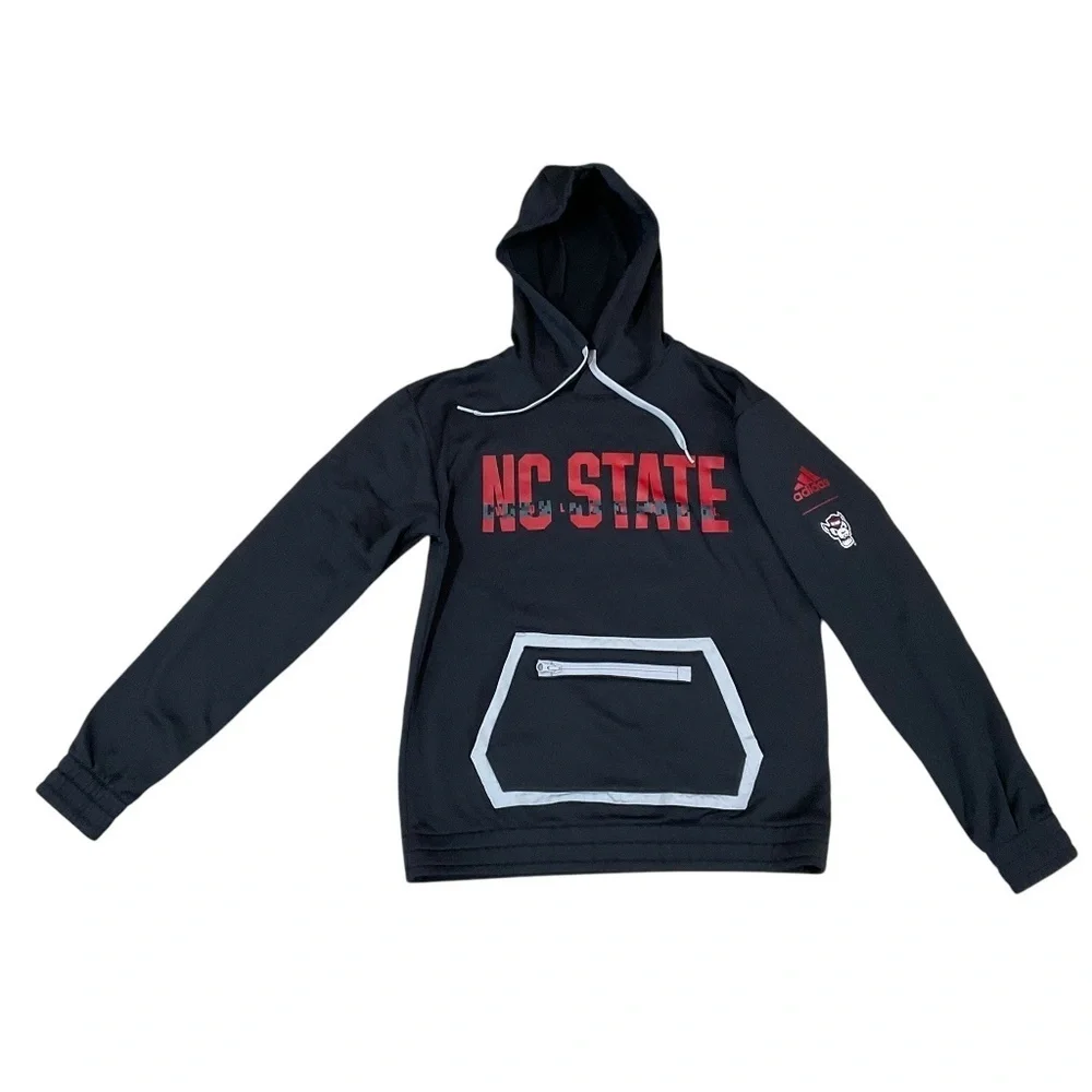 Adidas NC State Wolfpack Hooded Pullover Small NCSU Wolfpack in the house Hoodie